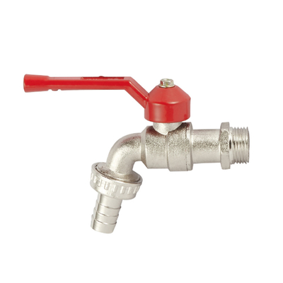 OEM 1/2 3/4 इंच बगीचा मिक्सर नल प्लास्टिक हैंडल जिंक bibcock