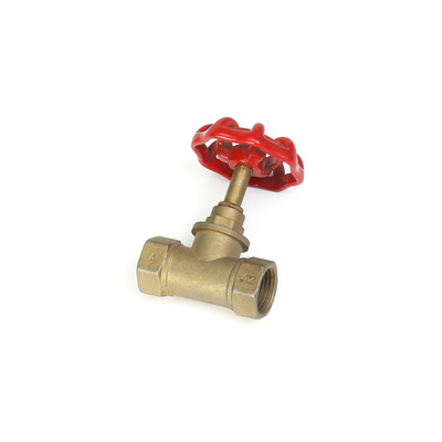 1/2 &quot;एक्स 3/8&quot; 1/4 टर्न ब्रास एंगल स्टॉप वाल्व DN20-NPT थ्रेडेड