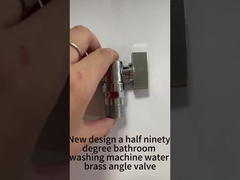 एनपीटी थ्रेड नल कोण वाल्व क्रोम कोण स्टॉप वाल्व 3/8 इंच