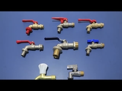 1/2 3/4 इंच गार्डन होज़ बिब ब्रास होज़ फॉसेट प्लास्टिक हैंडल